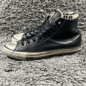 Converse John Varvatos High Womens Size 11 Mens 9 Black Leather Shoes